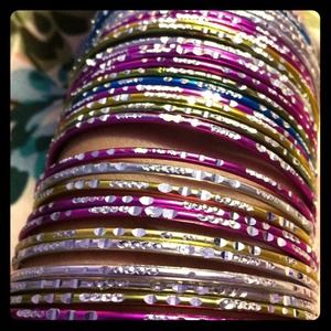 Lightweight colorful bangles