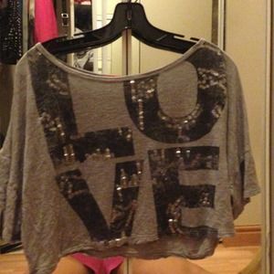 A cropped top from Rainbow