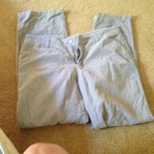 Corduroy anchor blue pants