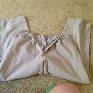 Beige casual joe pants