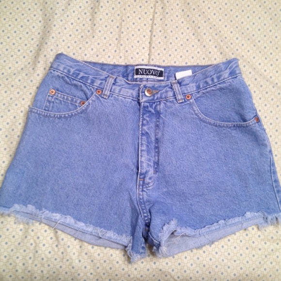 💜💜TRADED💜💜 Very Blue Denim High Waist Shorts