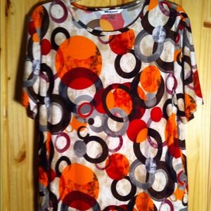 Nygard bold colors top