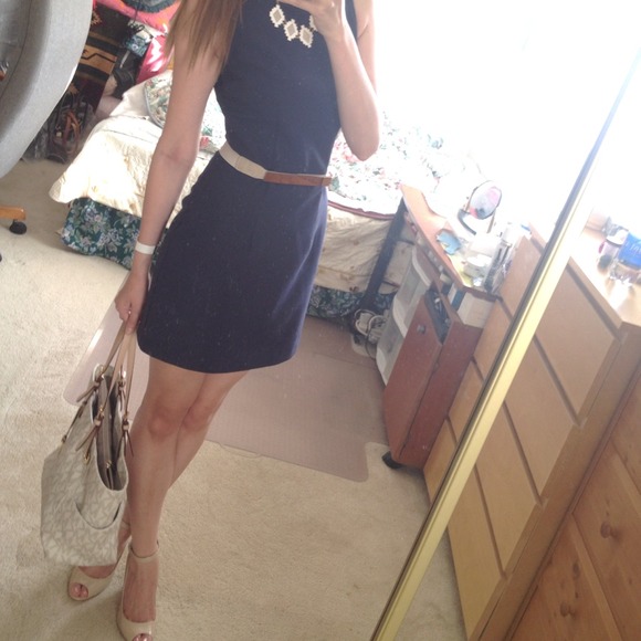 🔴SOLD🔴💙NWOT Navy Dress💙 - Picture 3 of 4