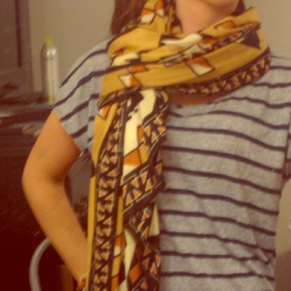 Boho tribal scarf