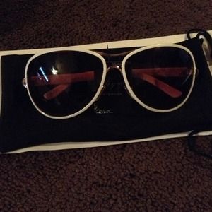 White sun glasses