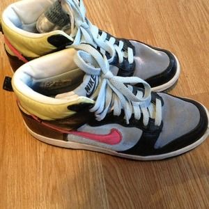 Colorful Nike zoom high tops