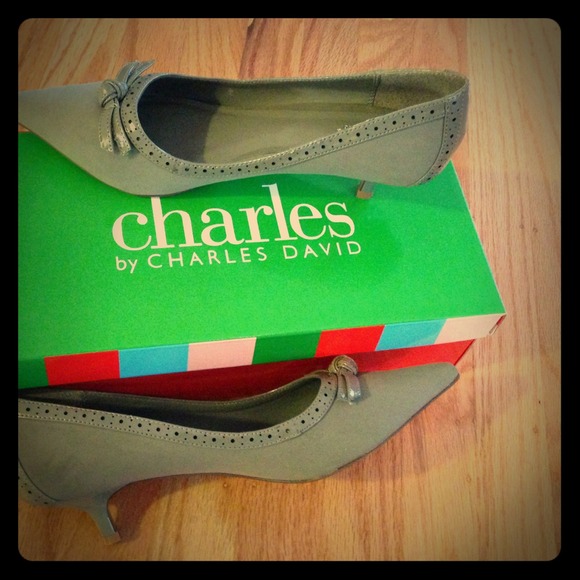 Grey suede Kitten heels - Charles by Charles David