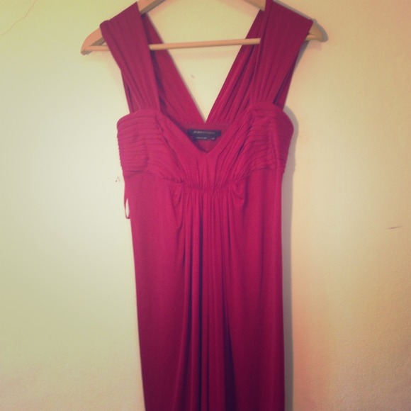 BCBG scarlet red cocktail dress