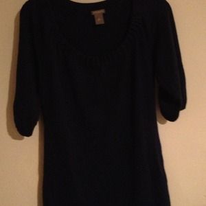 Navy Ann Taylor sweater dress