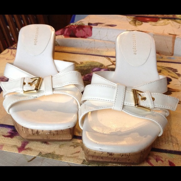 White wedges.