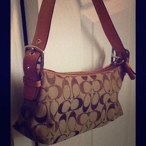 Authentic Signature Coach Purse