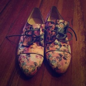 Floral Oxfords