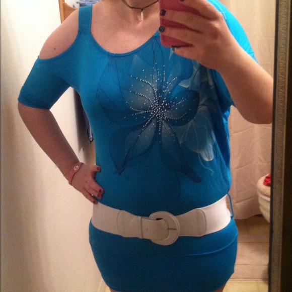 ❌Traded❌ Blue tunic dress
