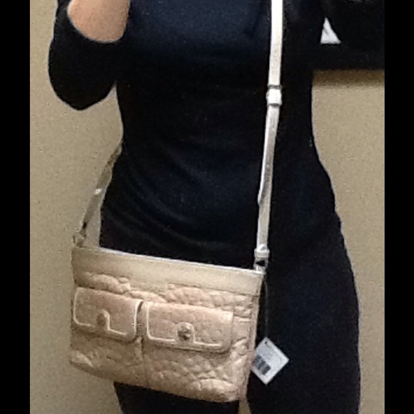 Vera Bradley C'est la Vie Crossbody Purse- khaki