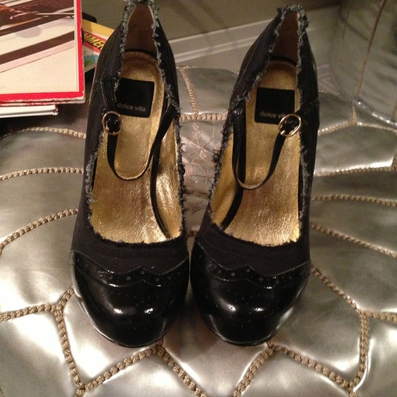 Dolce Vita 5" Stiletto Mary Janes in Black