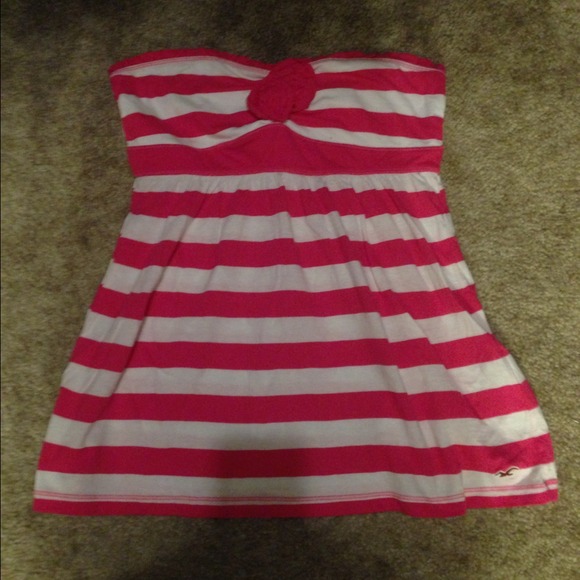 🎉SOLD🎉 HCO pink stripe tunic tube top