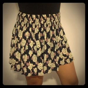 Forever21 floral skirt