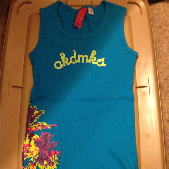 New! Akdmks blue tank top 3/$10