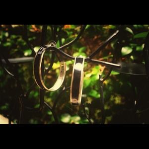 Black Hoop Earrings