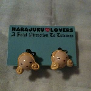 NWT Harajuku Lovers earrings!!