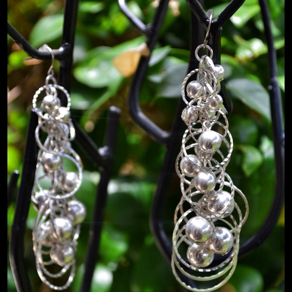 Silver Drop Earrings