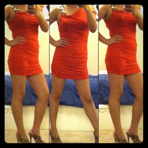Orange dress
