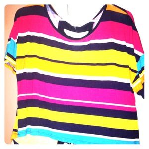 Cute top with cutout back center