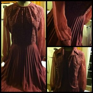 Vintage dress with nice vest