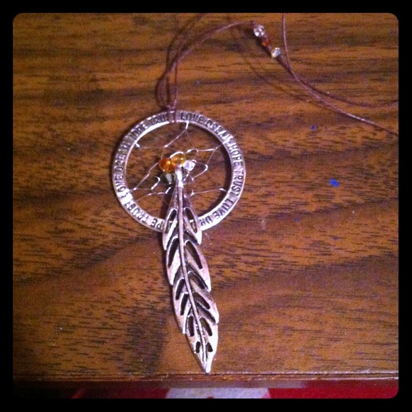 Dream catcher necklace