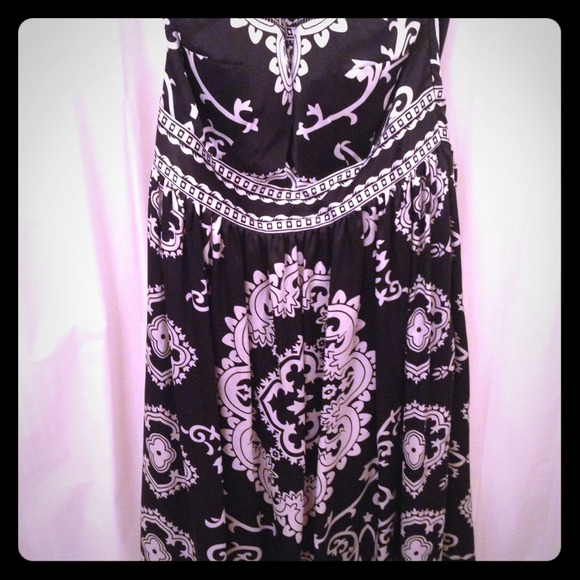 Black and white dress