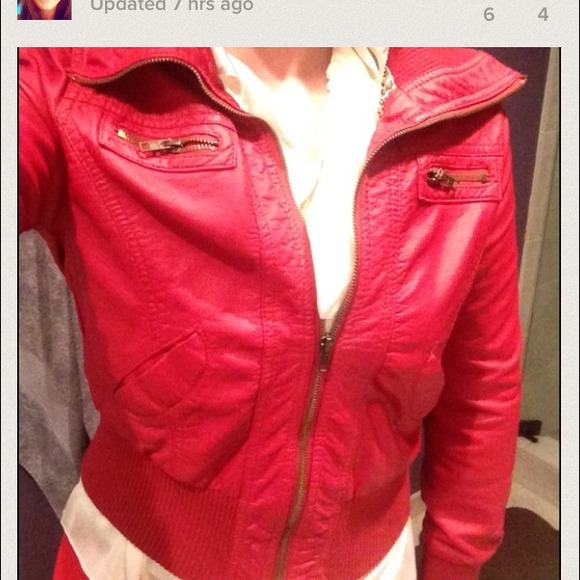 UO pants and Red Jacket