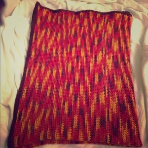 Handmade crocheted afghan