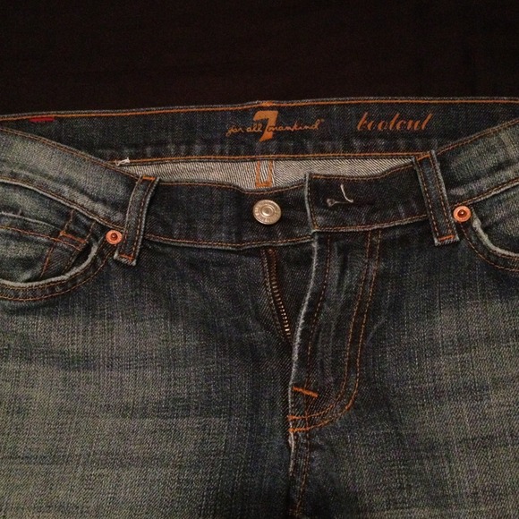 Size 28 7 For All Mankind Bootcut Jeans