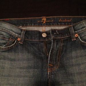 Size 28 7 For All Mankind Bootcut Jeans