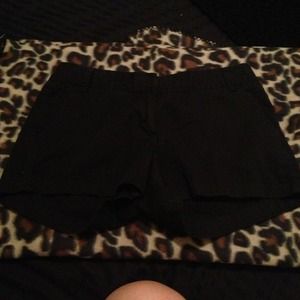 Size 4 Black J. Crew Chino Shorts