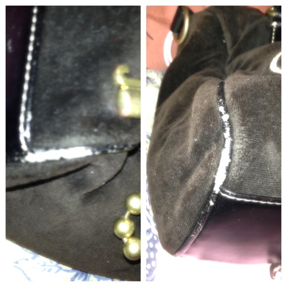 Pre-loved Authentic Velour Juicy Couture Bag - Picture 4 of 4