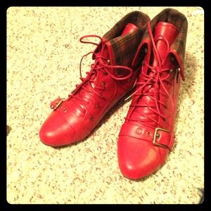 Red Jacobies boots
