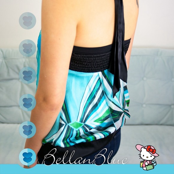 🎉HP 11/6🎉 - BEBE color me blue top - Picture 3 of 4