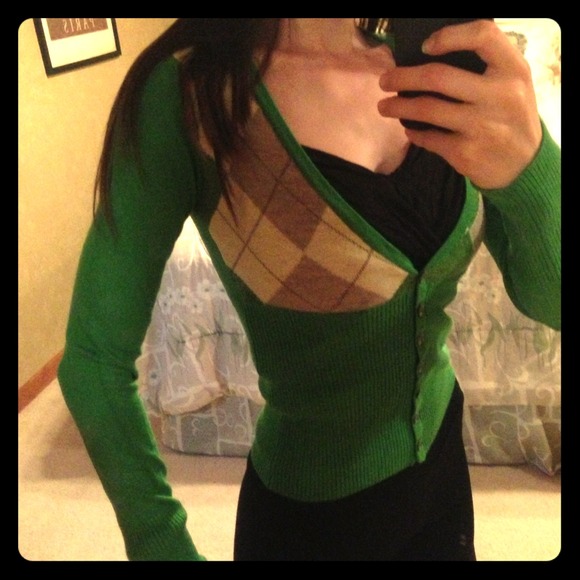 *** SOLD *** Green Argile Cardigan NWOT