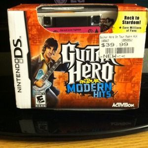Brand New Guitar Hero On Tour Nintendo DS Game