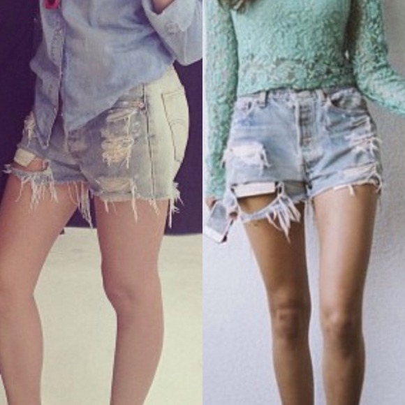 Looking  for distressed bf  jeans/shorts - Picture 2 of 4