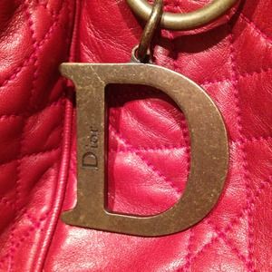 Dior Red leather handbag.... Absolutely 100% Dior.