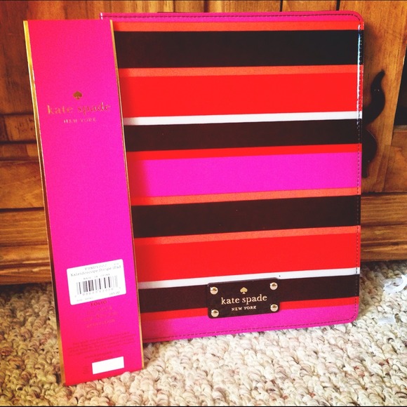 Kate Spade Striped iPad 2-3 Folio Case