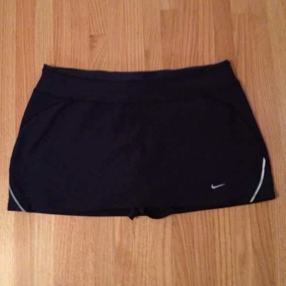 Nike black running skirt