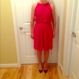 Red banana republic dress