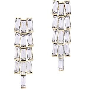 Square Stone Earrings