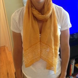 Yellow scarf from GAP