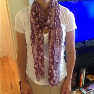 Purple and light pink scarf from bebe