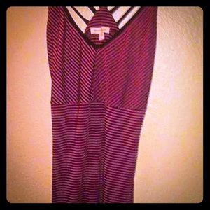 One day sale! Hot Burgundy, W/Blk stripes