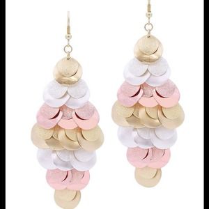 3.5 " Long Sending Finish Coin Earring